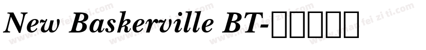 New Baskerville BT字体转换